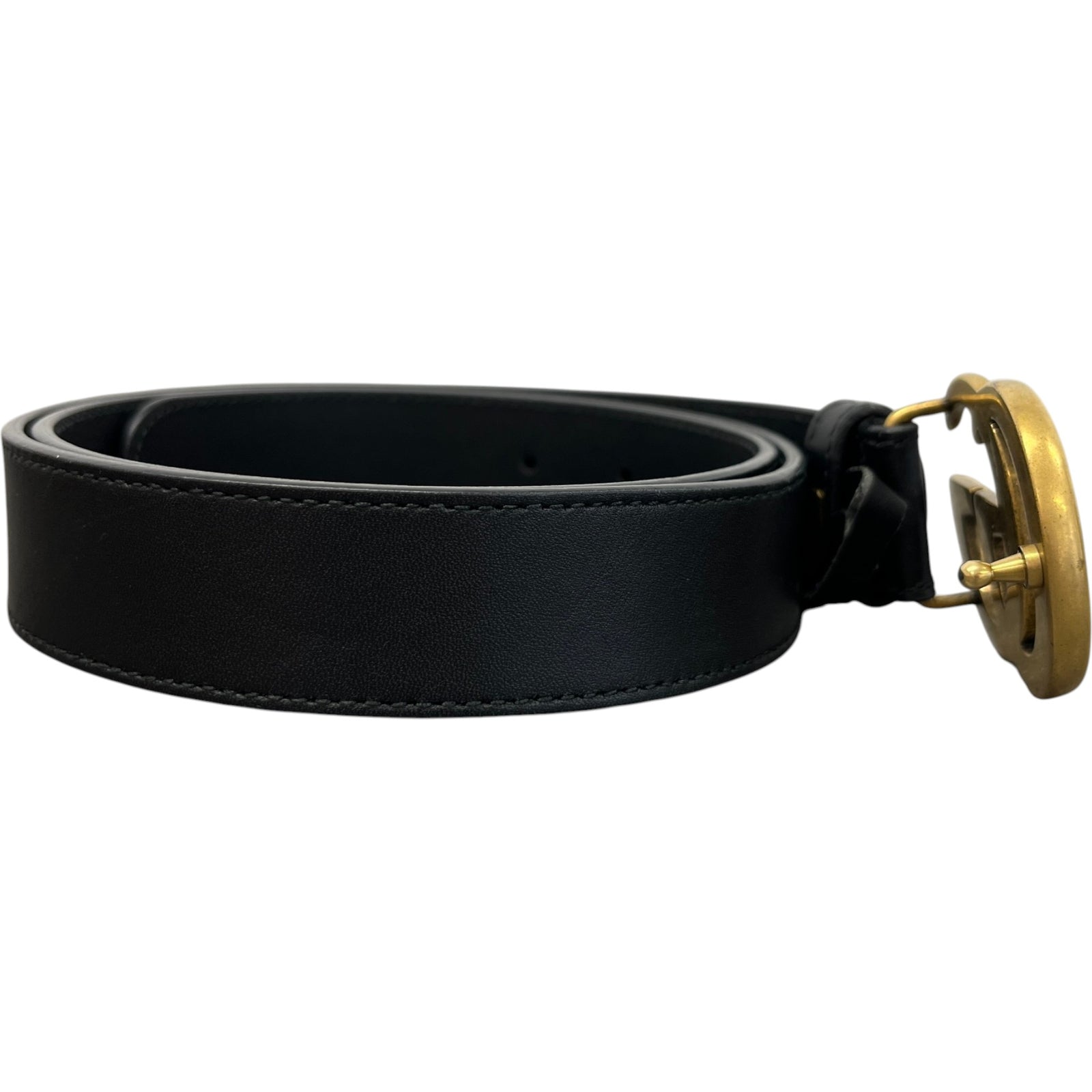 Women's Gg Marmont Thin Belt Black - Photo 3