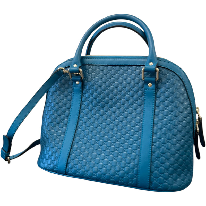 Women's Guccissima Dome Medium Bag Blue