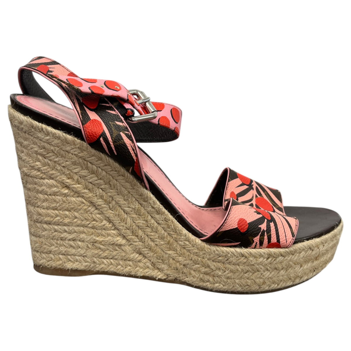 Women's Monogram Jungle Dots Espadrilles Pink Size UK 7 / EU 40 - Photo 1