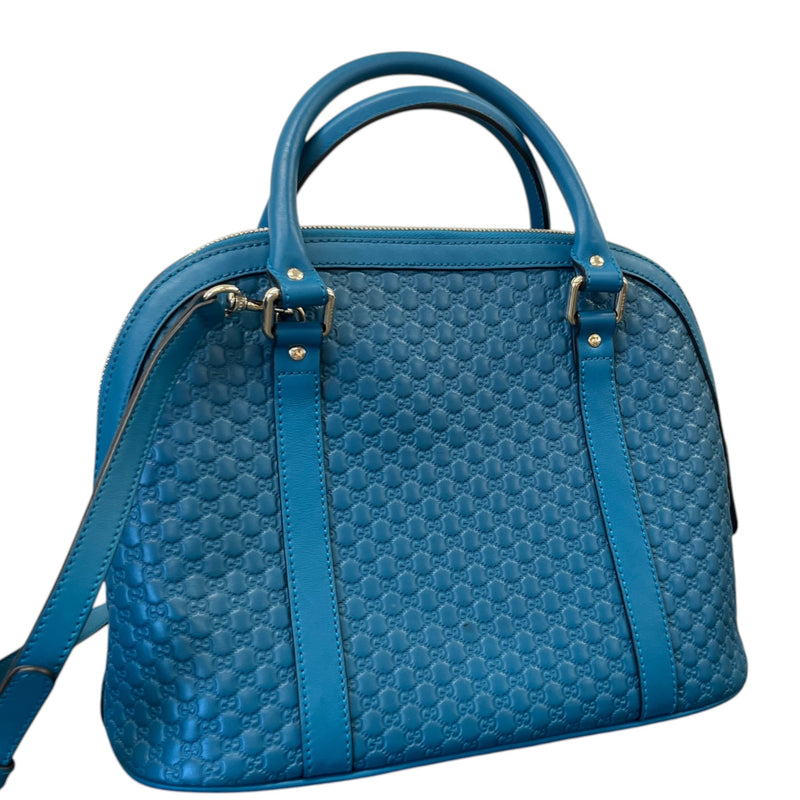Women's Guccissima Dome Medium Bag Blue