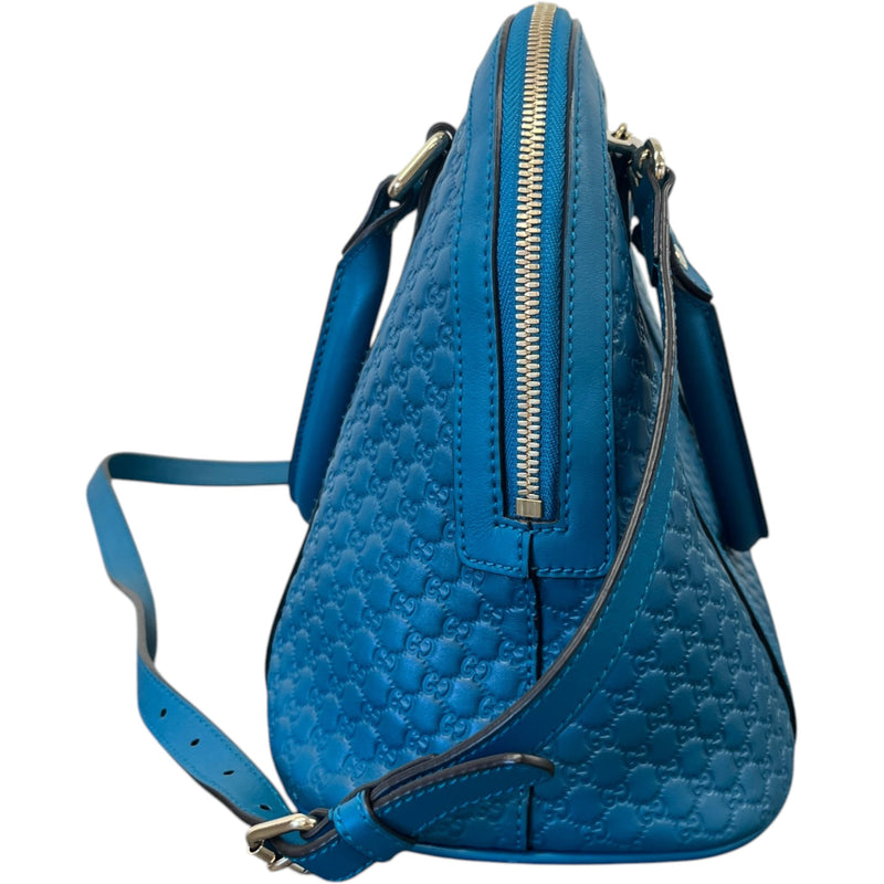 Women's Guccissima Dome Medium Bag Blue