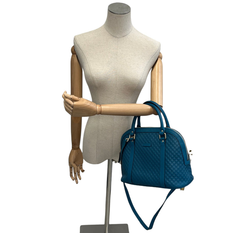 Women's Guccissima Dome Medium Bag Blue