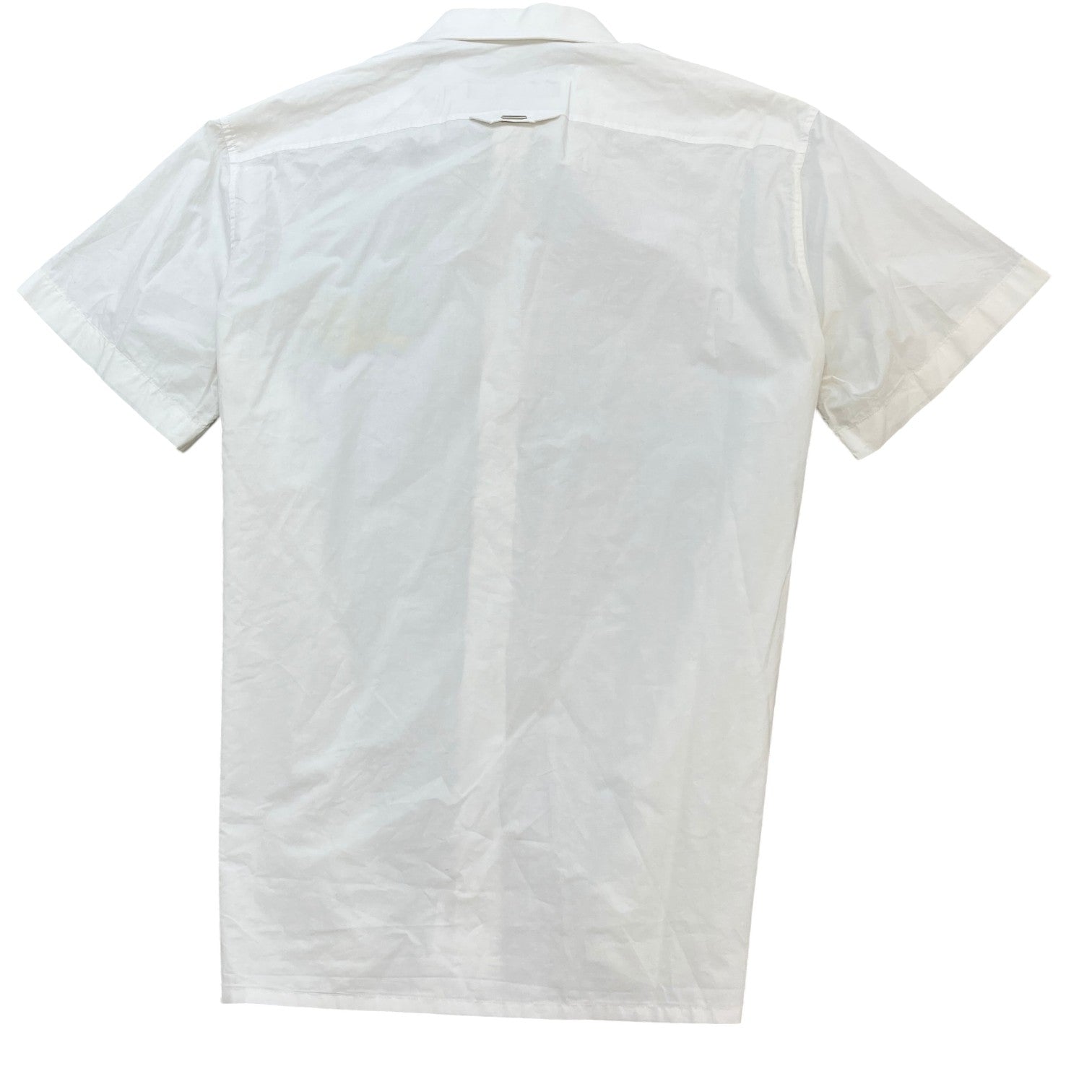 Men's Graphic Logo Short Sleeve Shirt White Size M - Photo 2