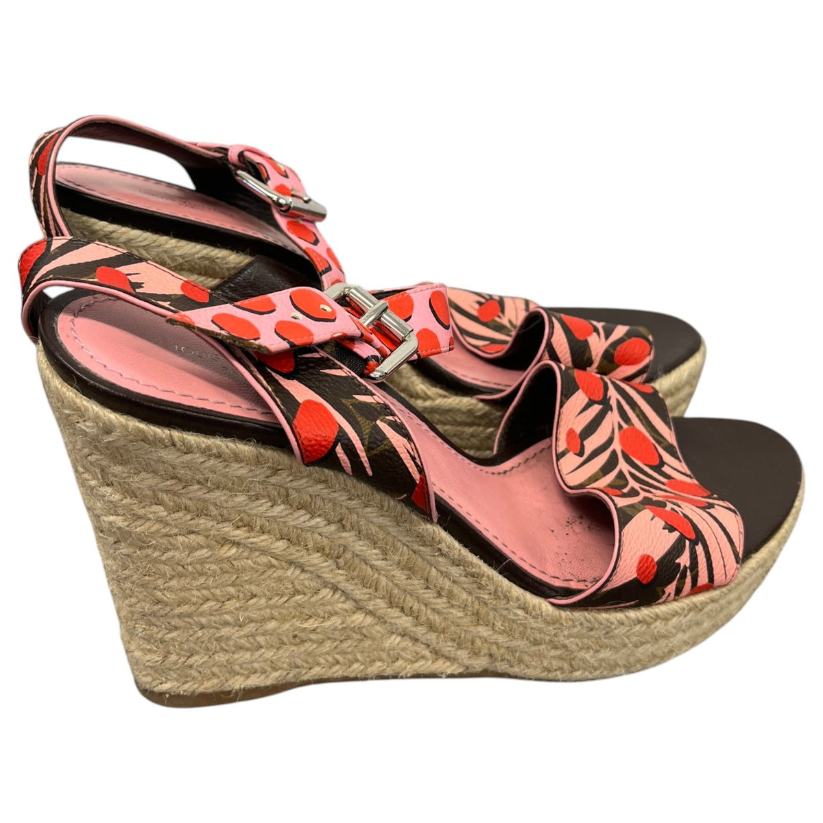 Women's Monogram Jungle Dots Espadrilles Pink Size UK 7 / EU 40 - Photo 8