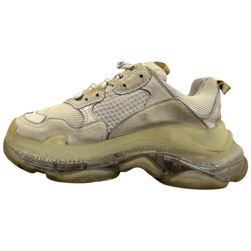 Women's Triple S Low Trainers Beige Size EU 37 / UK 4
