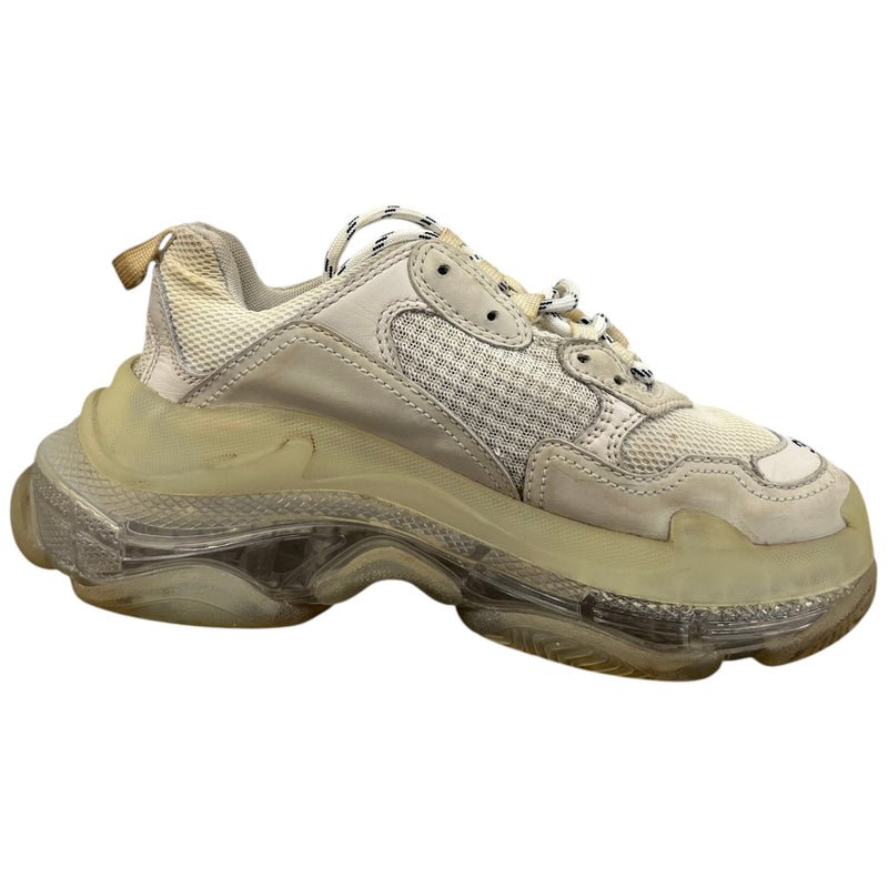 Women's Triple S Low Trainers Beige Size EU 37 / UK 4