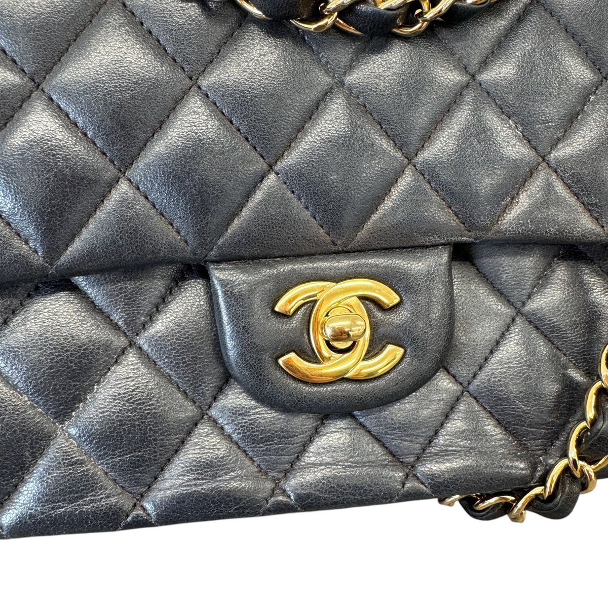 Women's Classic Double Flap Bag Medium Handbag Black - Photo 6