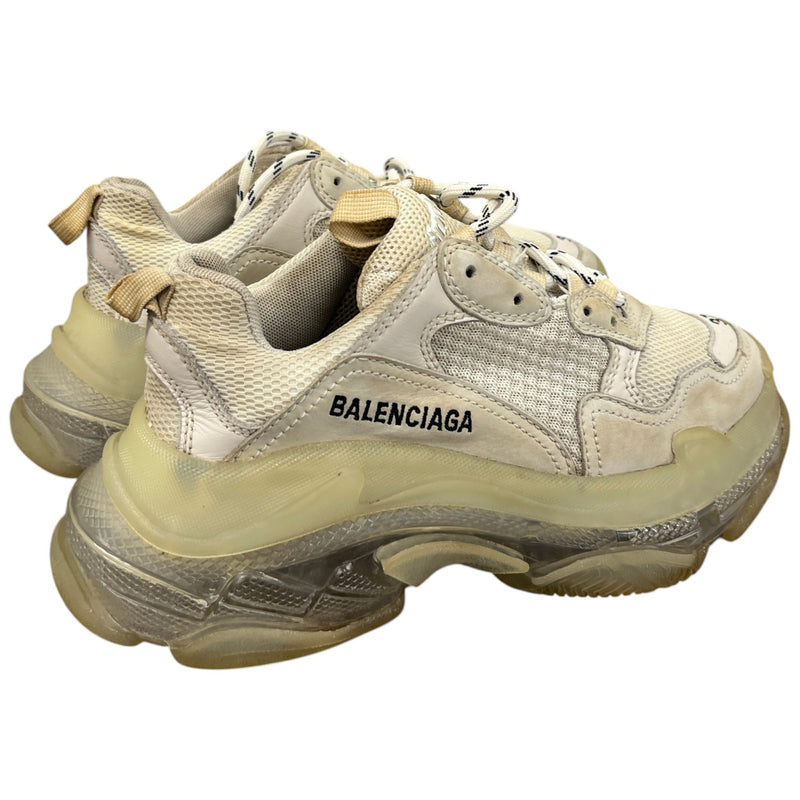 Women's Triple S Low Trainers Beige Size EU 37 / UK 4