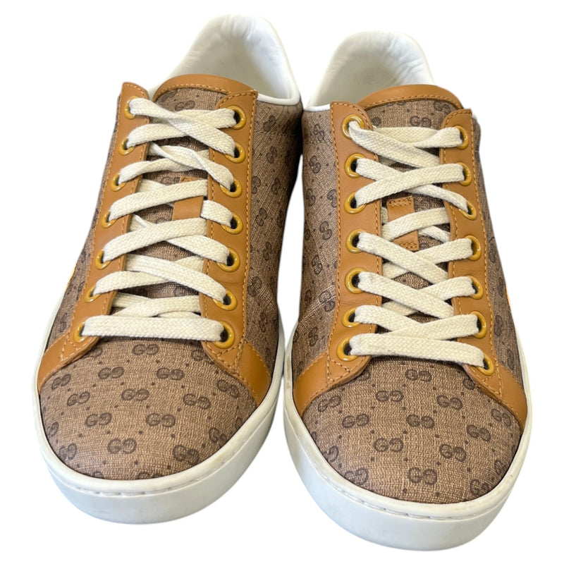 Women's GG Supreme Mickey Mouse Low Trainers Beige Size UK 2 / EU 35
