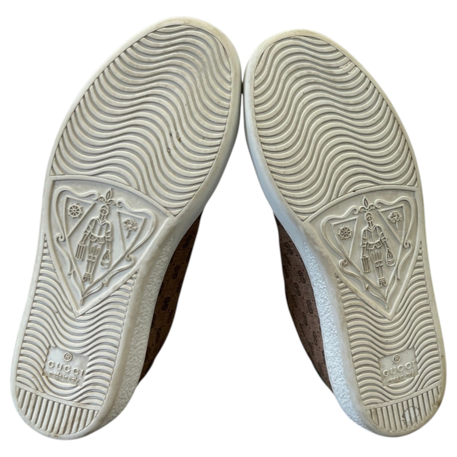 Women's GG Supreme Mickey Mouse Low Trainers Beige Size UK 2 / EU 35 - Photo 11