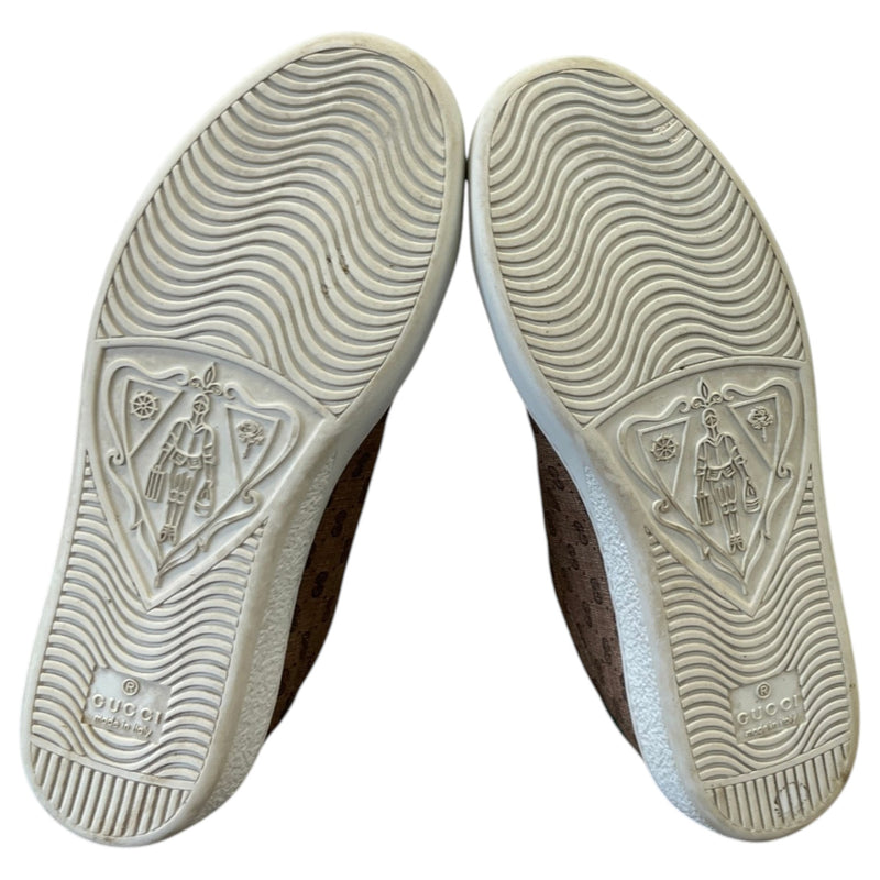 Women's GG Supreme Mickey Mouse Low Trainers Beige Size UK 2 / EU 35