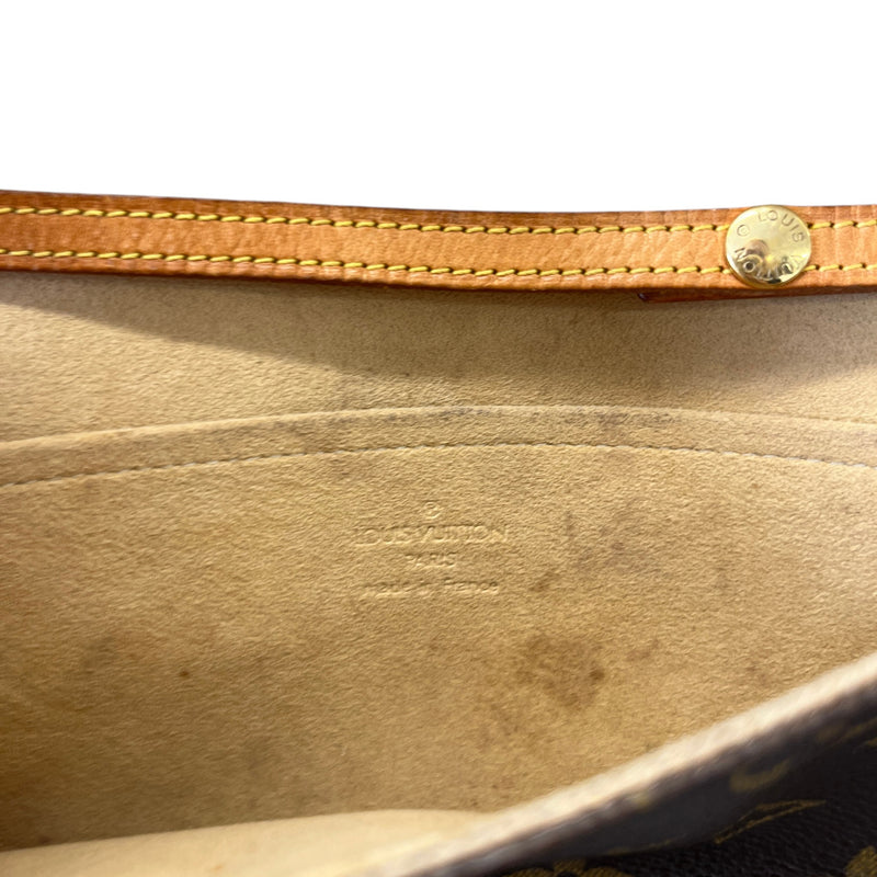 Women's Monogram Pochette Twin GM Crossbody Bag Brown
