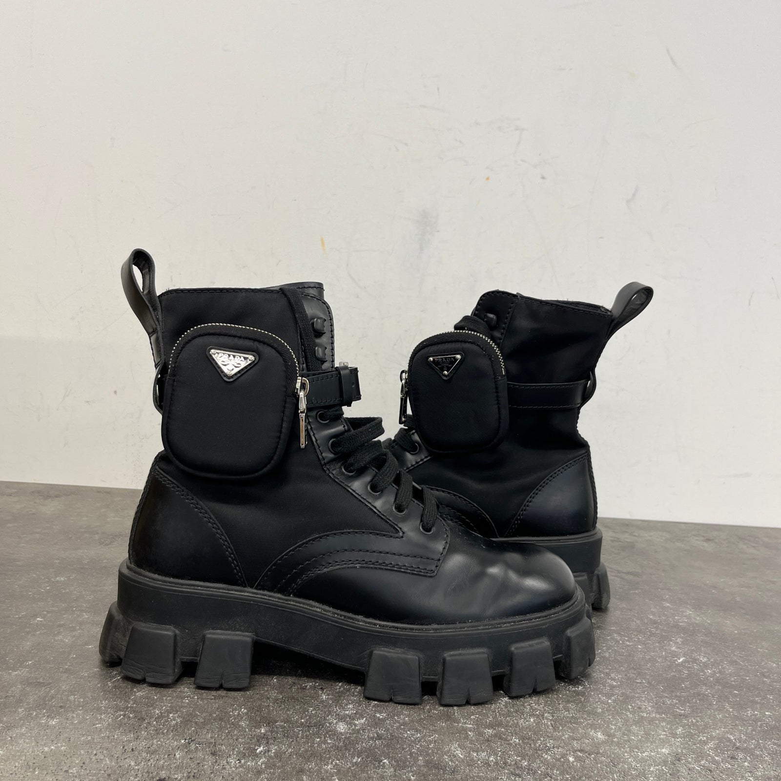 Men's Monolith Combat Boots Black Size UK 9 / EU 43 - Photo 11