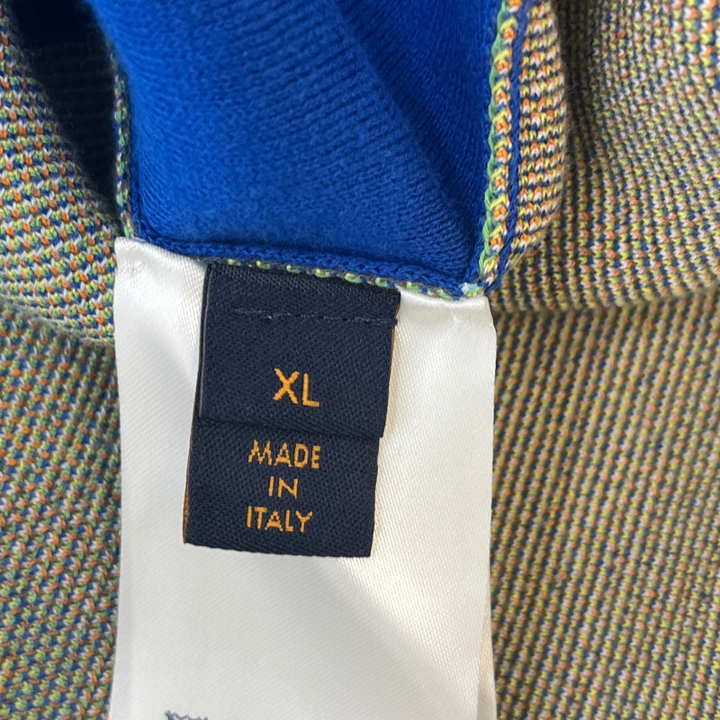 Men's LVM Intarsia Top Blue Size XL