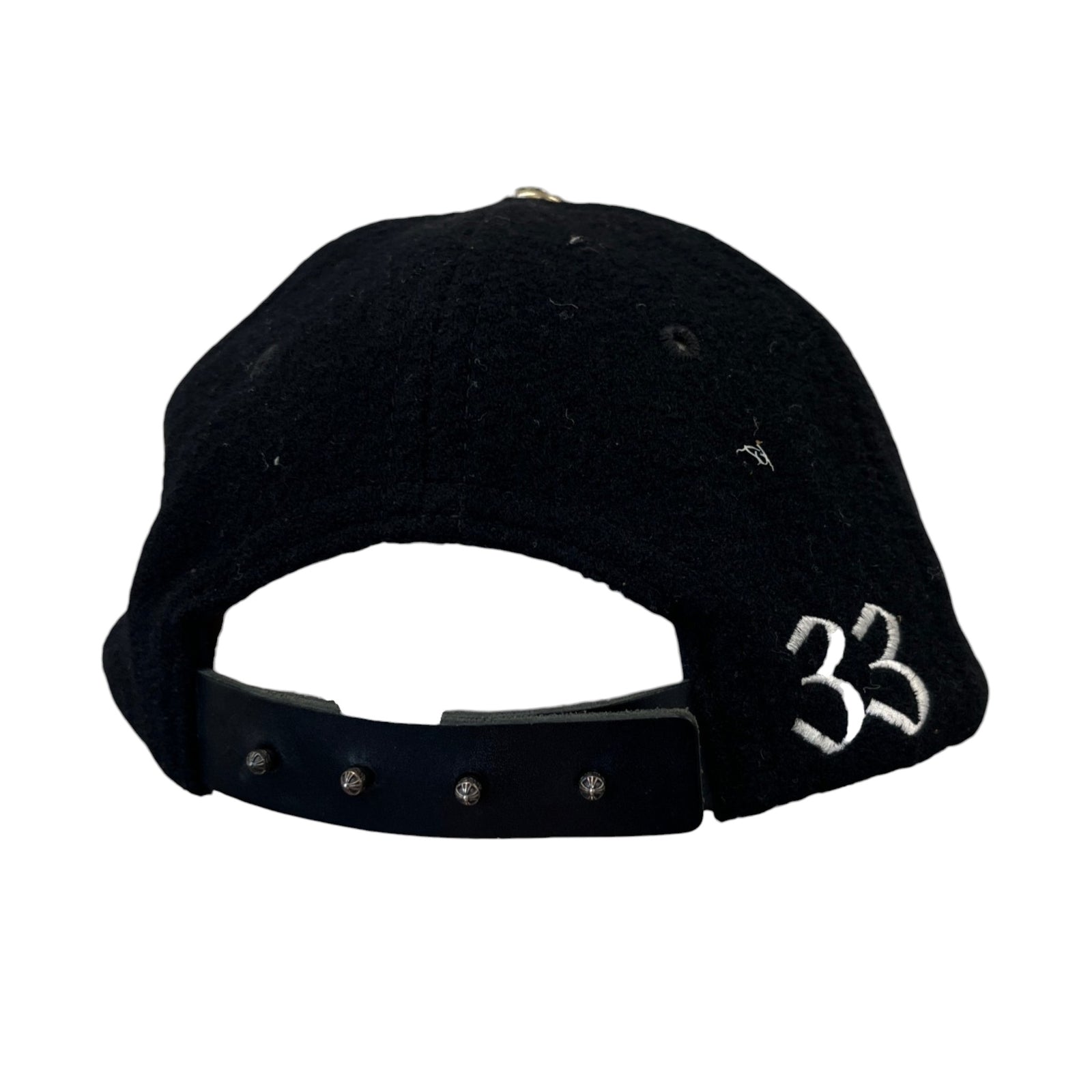 Men's Embroidered Logo Cap Hat Black - Photo 3