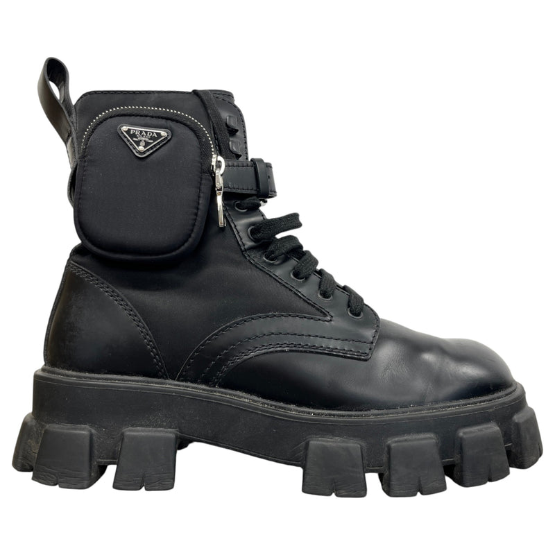 Men's Monolith Combat Boots Black Size UK 9 / EU 43