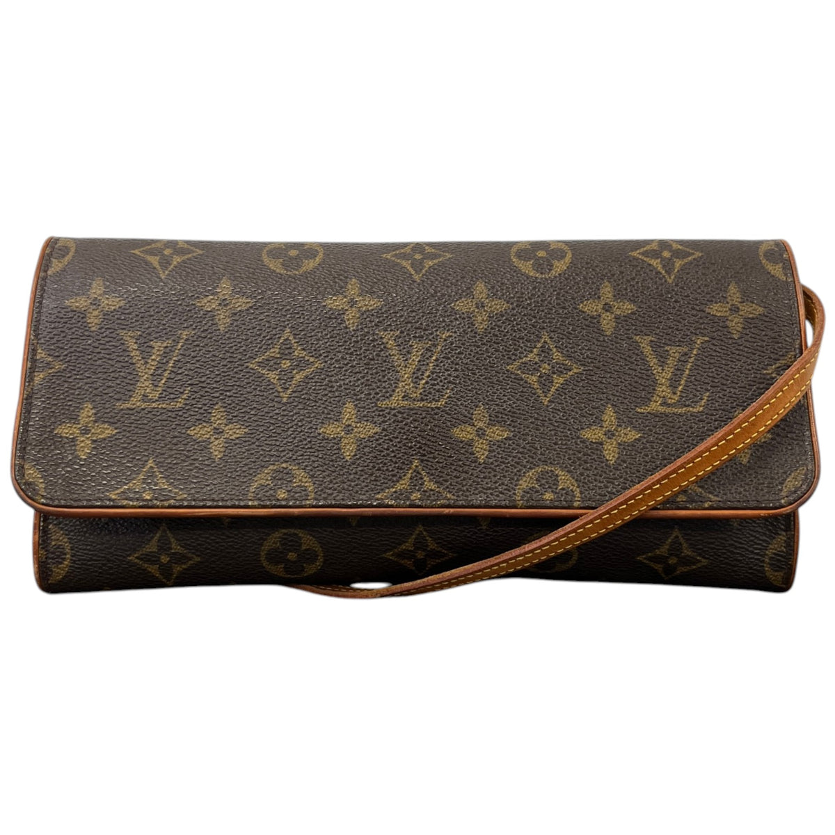 Women's Monogram Pochette Twin GM Crossbody Bag Brown - Photo 1