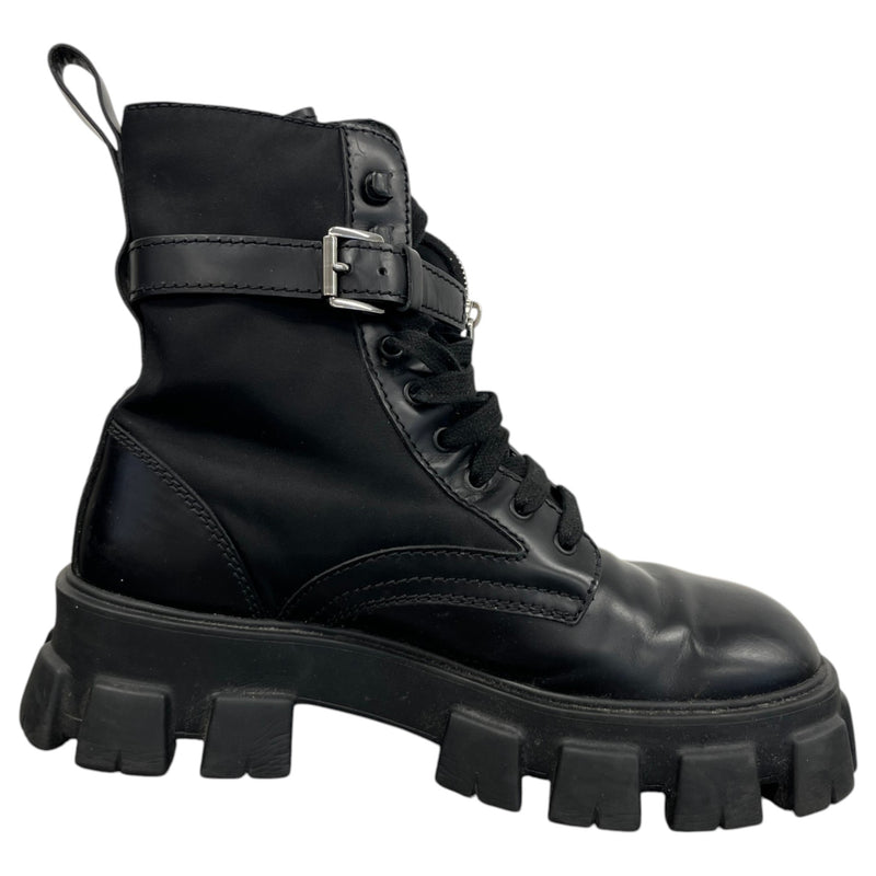 Men's Monolith Combat Boots Black Size UK 9 / EU 43