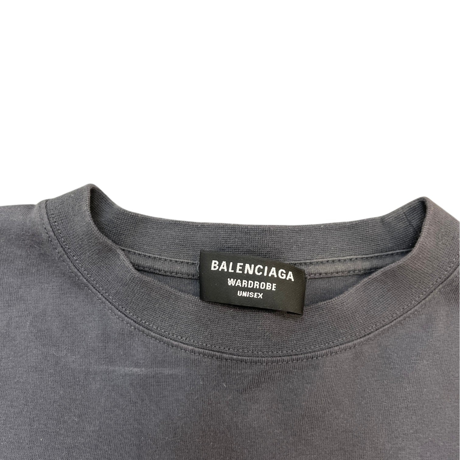 Men's Political Campaign Embroidered T-Shirt Grey Size S - Photo 6