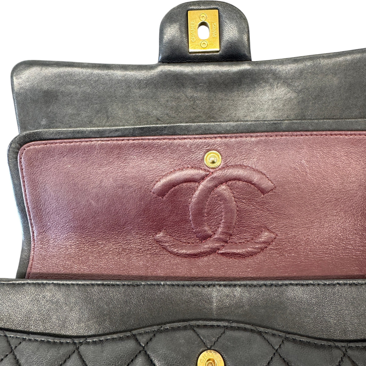 Women's Classic Double Flap Bag Medium Handbag Black - Photo 24