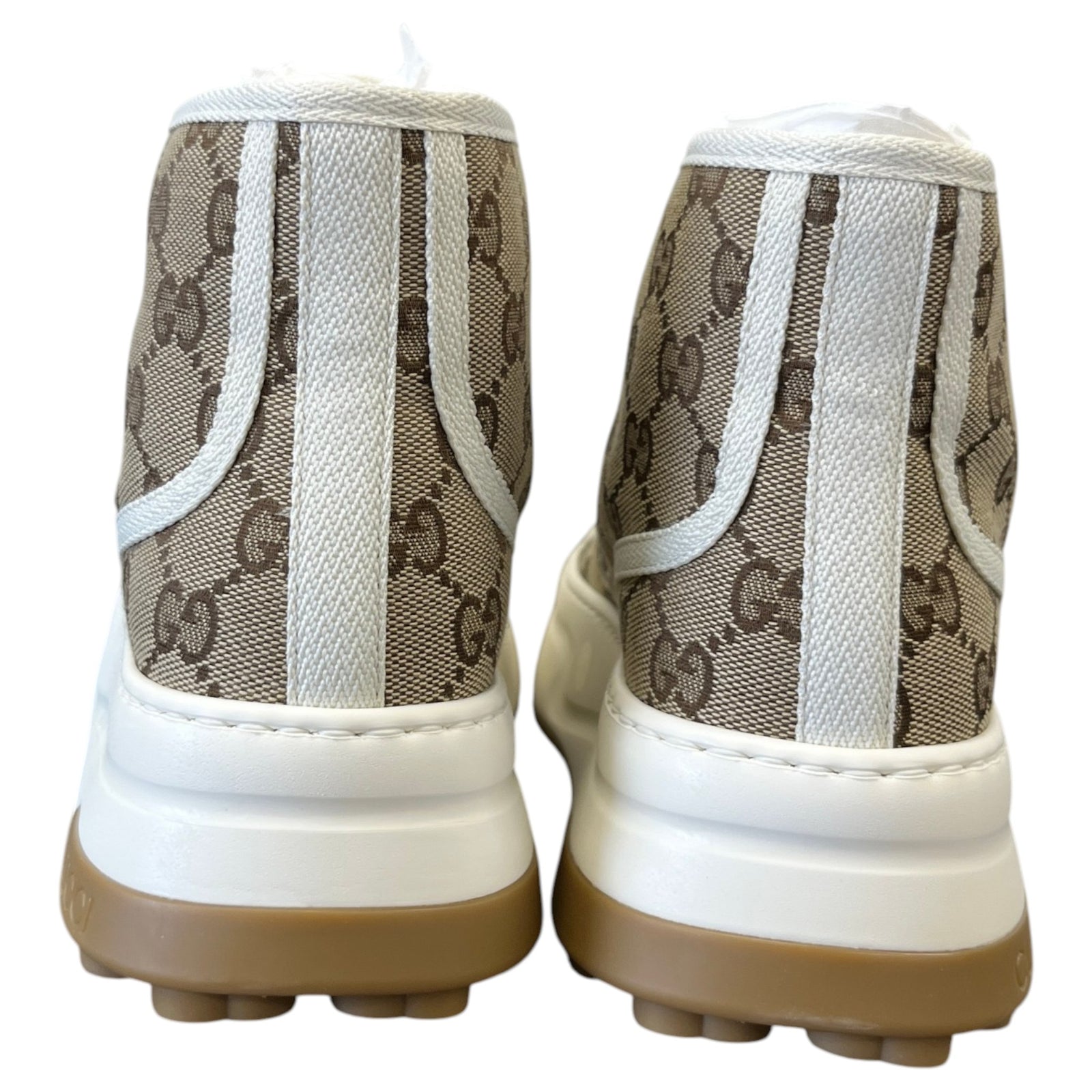 Women's GG Supreme Platform High Trainers Beige Size UK 2.5 / EU 35.5 - Photo 7