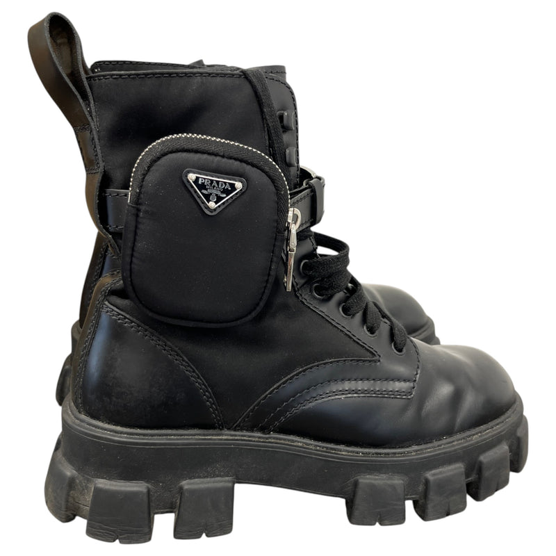 Men's Monolith Combat Boots Black Size UK 9 / EU 43