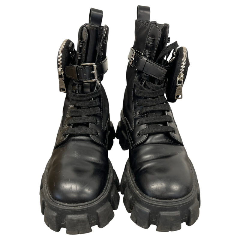 Men's Monolith Combat Boots Black Size UK 9 / EU 43