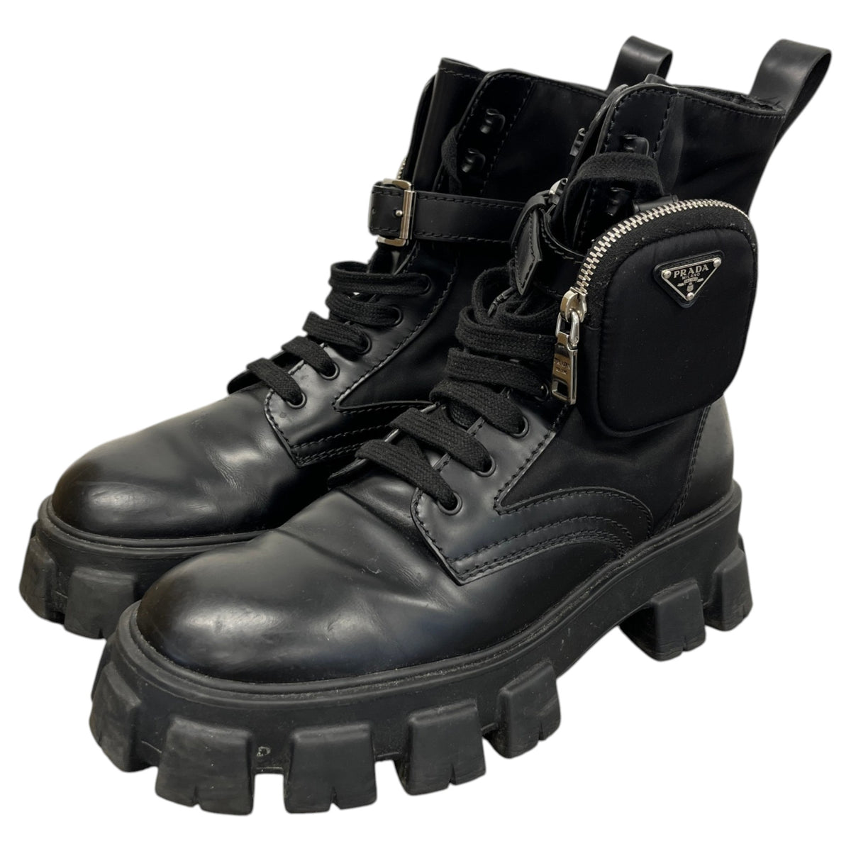 Men's Monolith Combat Boots Black Size UK 9 / EU 43 - Photo 9