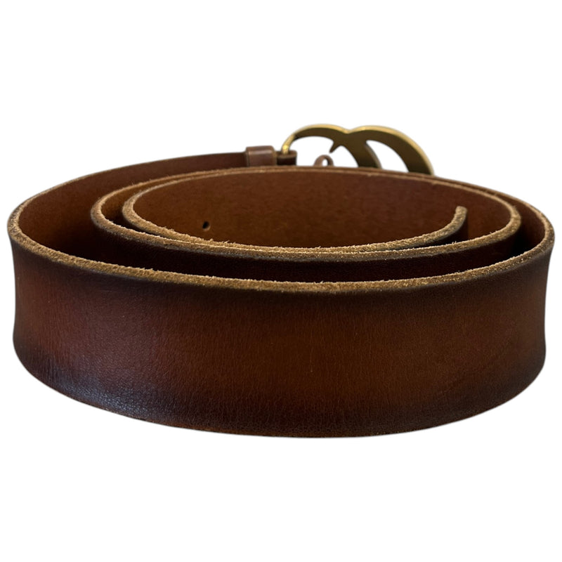 Women's Gg Marmont Belt Brown Size XL