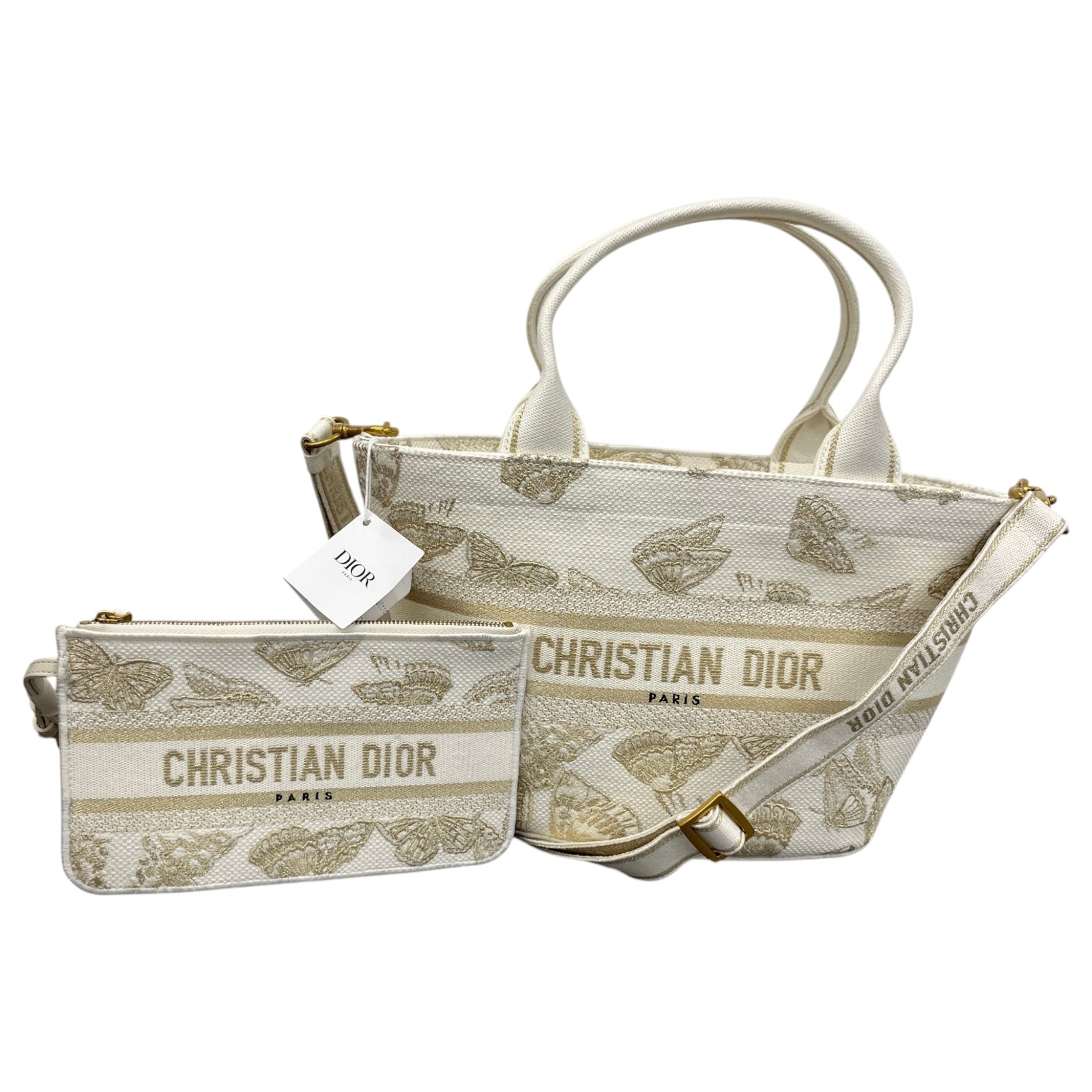 Women's Panier Chapeau Hat Basket Handbag White - Photo 1