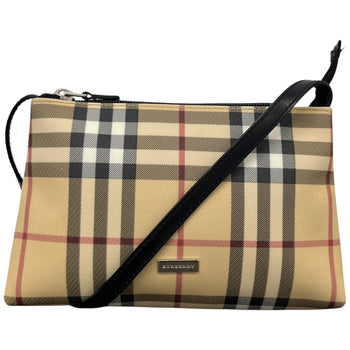 Women's Mini Nova Check Pochette Bag Beige