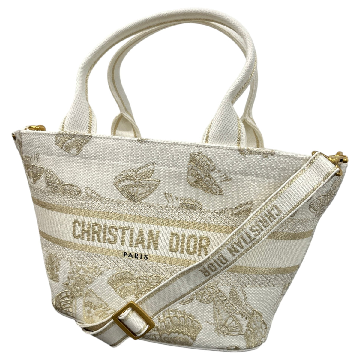 Women's Panier Chapeau Hat Basket Handbag White - Photo 4