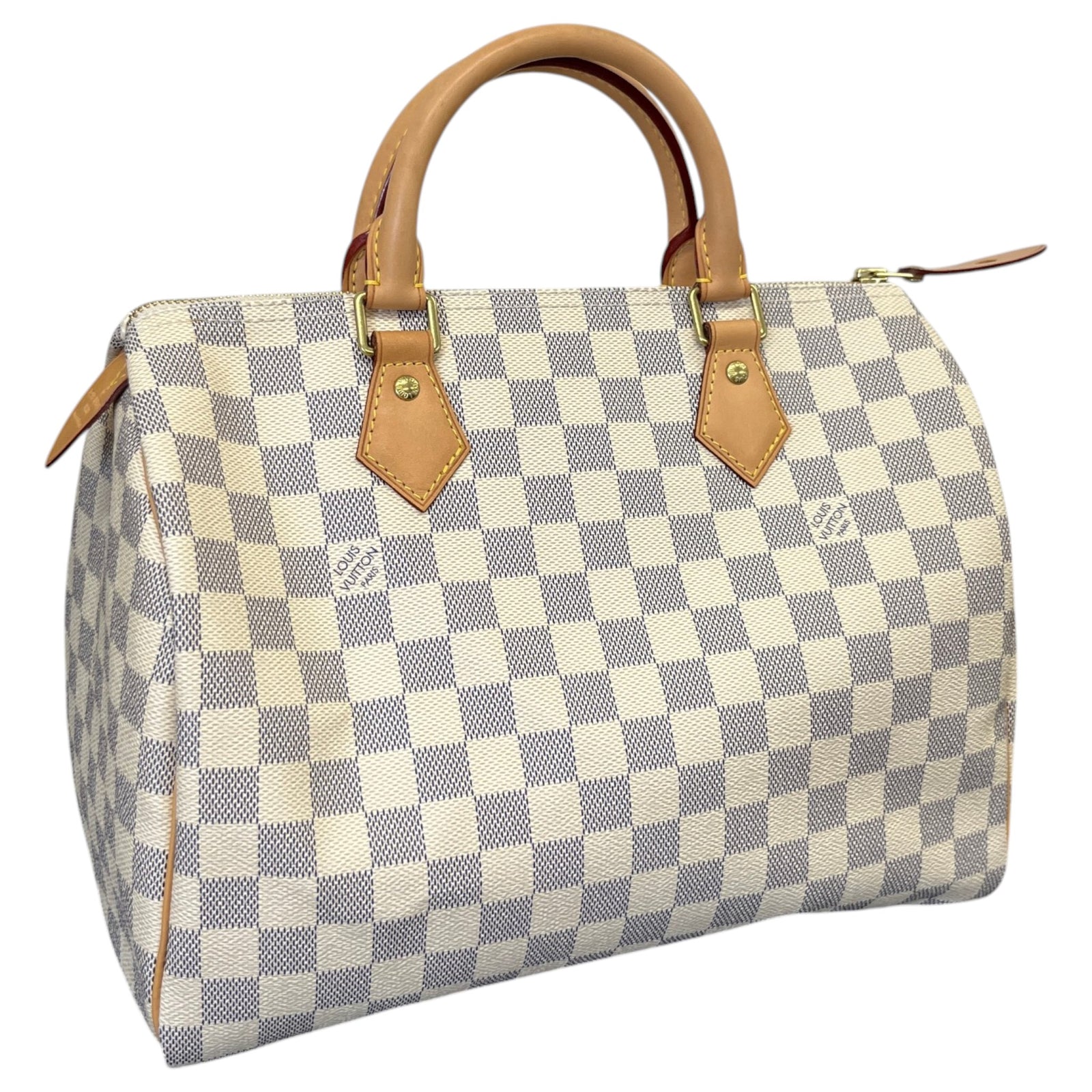 Women's Damier Azur Speedy 30 Handbag Cream - Photo 4