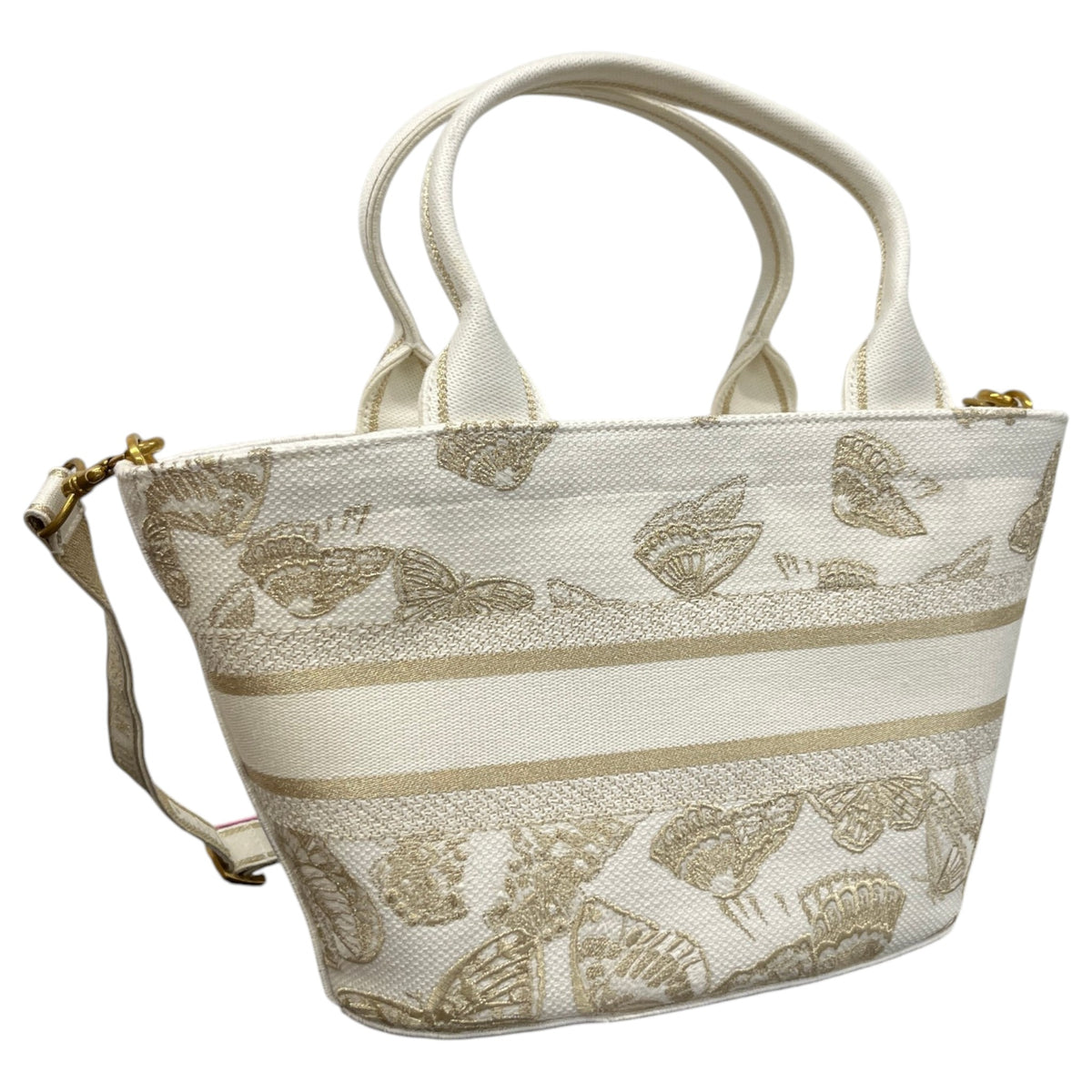 Women's Panier Chapeau Hat Basket Handbag White - Photo 8