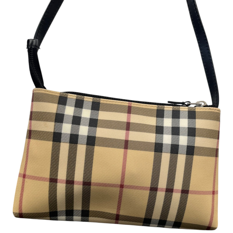 Women's Mini Nova Check Pochette Bag Beige