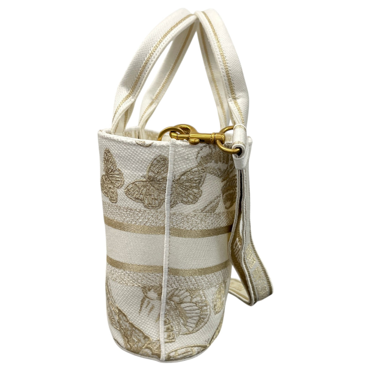 Women's Panier Chapeau Hat Basket Handbag White - Photo 7