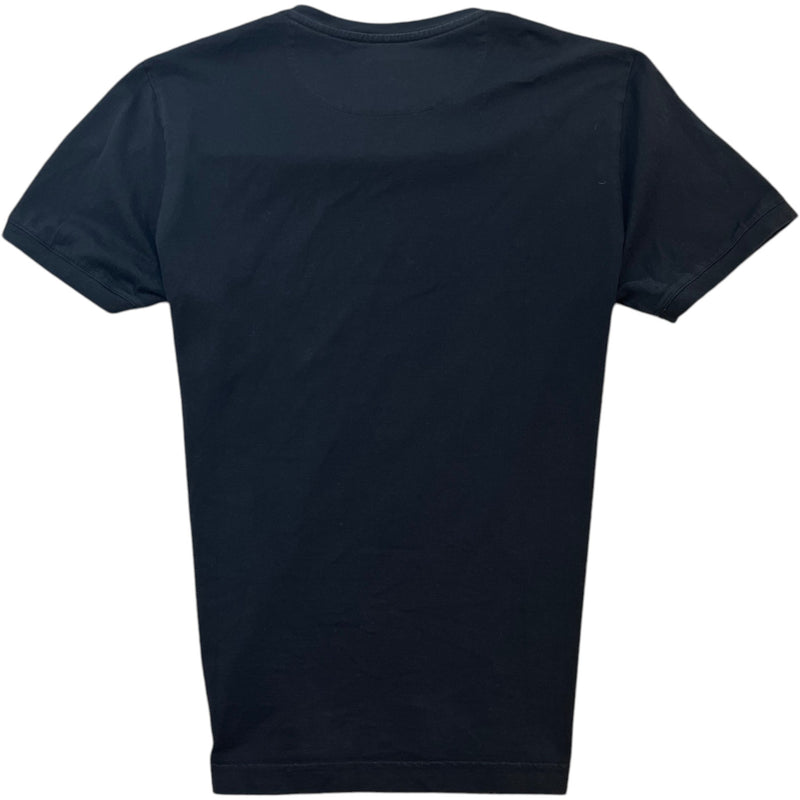 Men's Embroidered Monster Eyes T-Shirt Black Size M