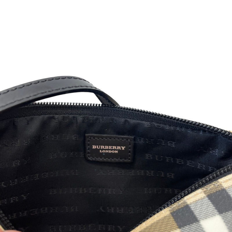 Women's Mini Nova Check Pochette Bag Beige