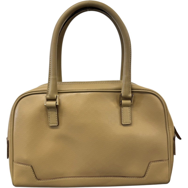 Women's Microguccissima Handbag Beige