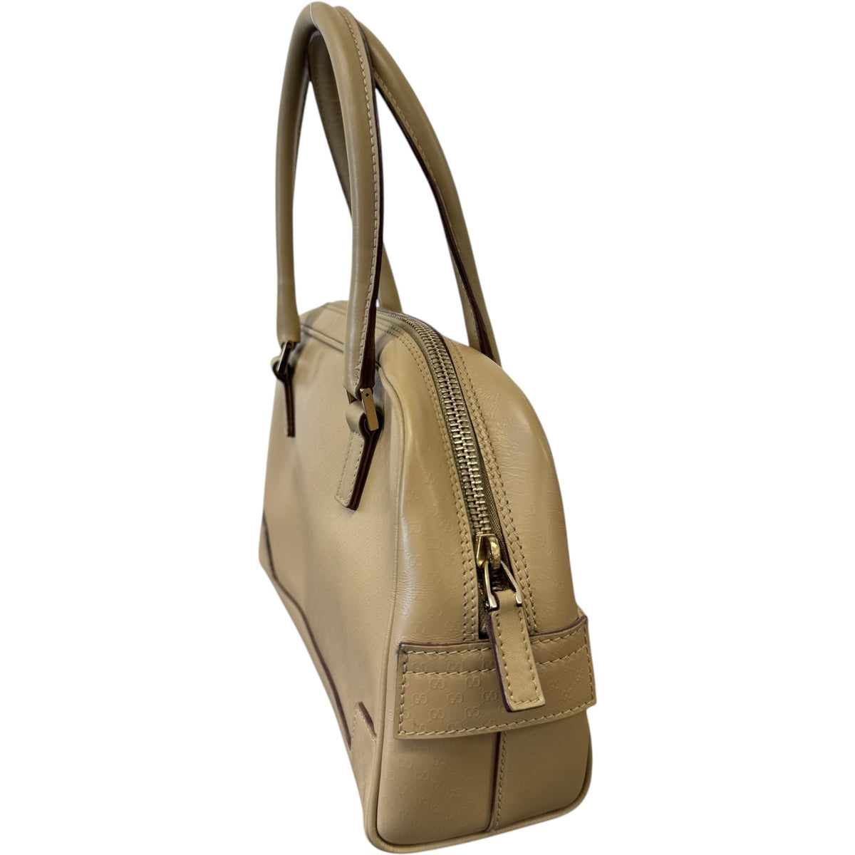 Women's Microguccissima Handbag Beige - Photo 5
