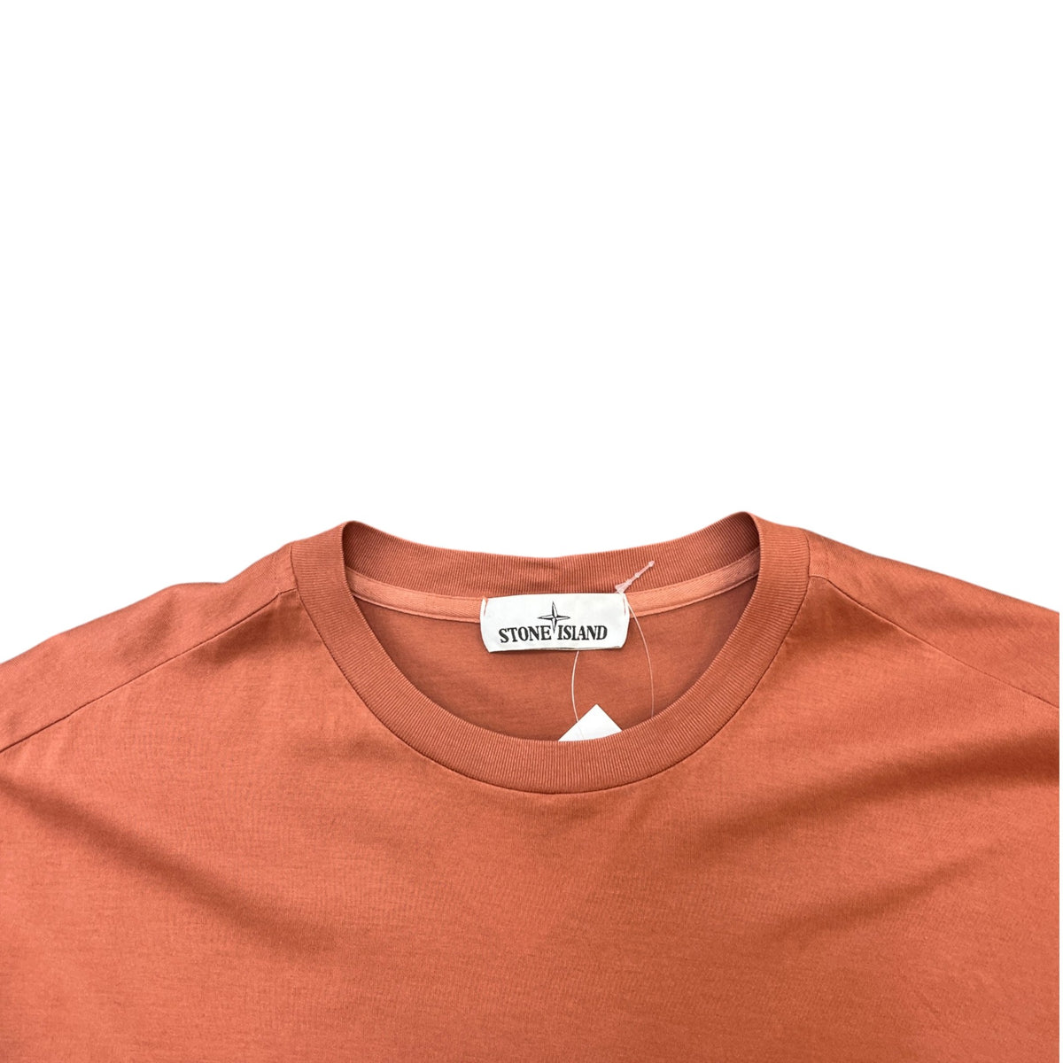 Men's Compass Logo Print T-Shirt Burnt Orange Size XXL - Photo 5