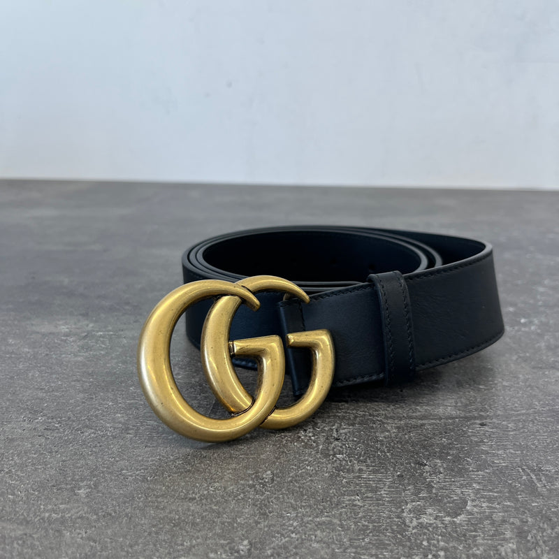 Women's Gg Marmont Belt Brown Size XL