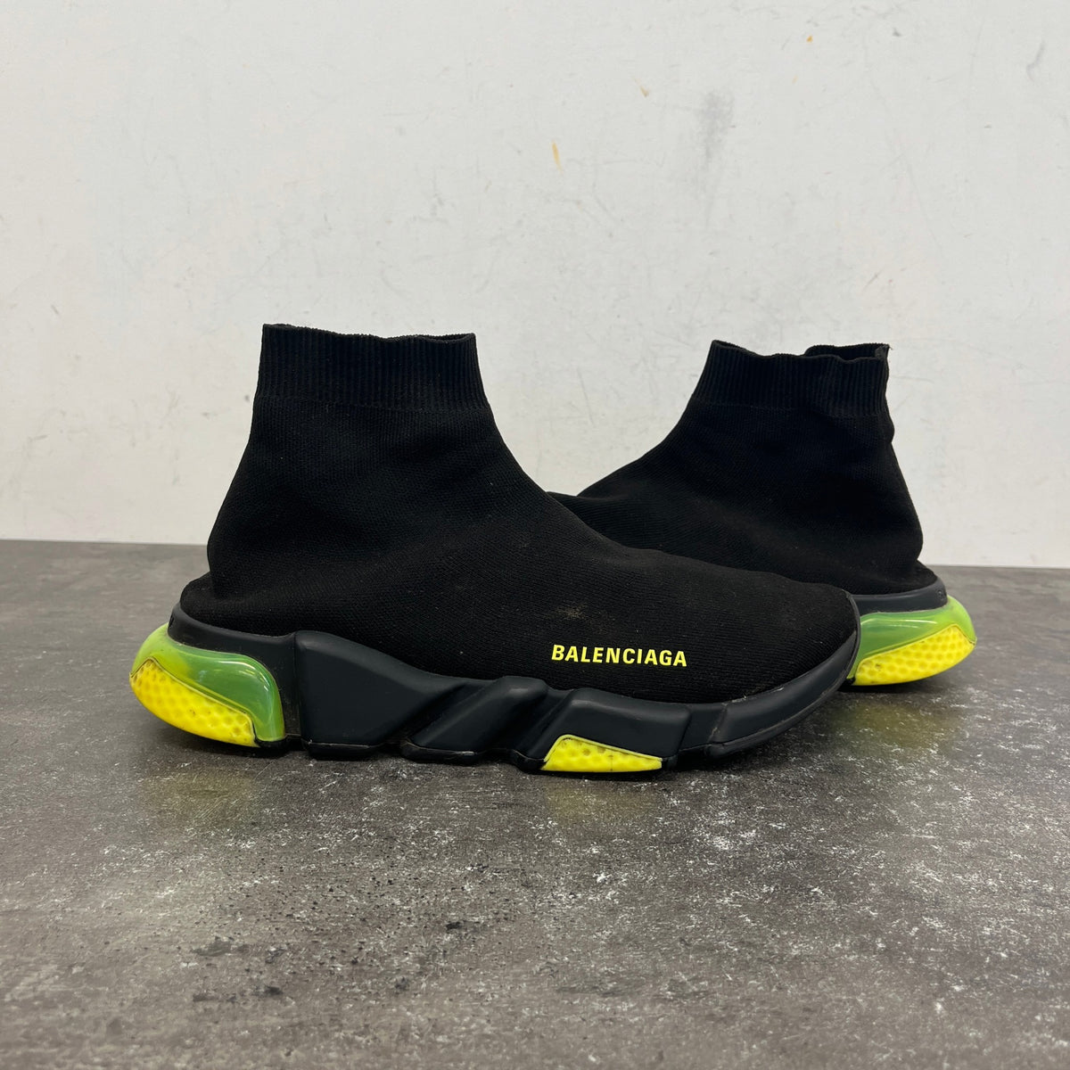 Men's Speed Sock High Trainers Black Size UK 9 / EU 43 - Photo 11