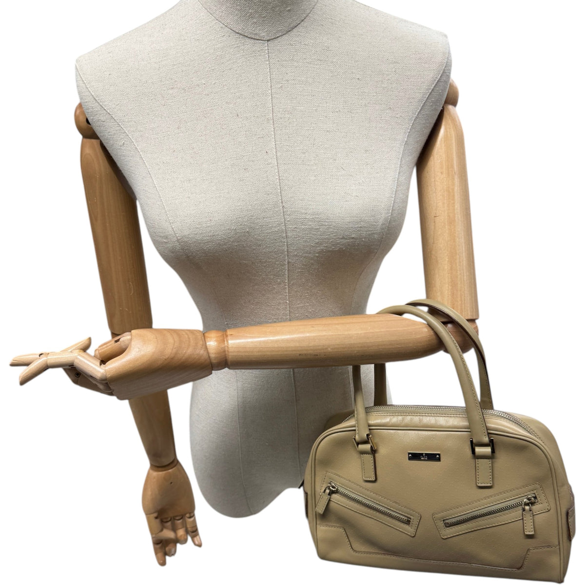 Women's Microguccissima Handbag Beige - Photo 2