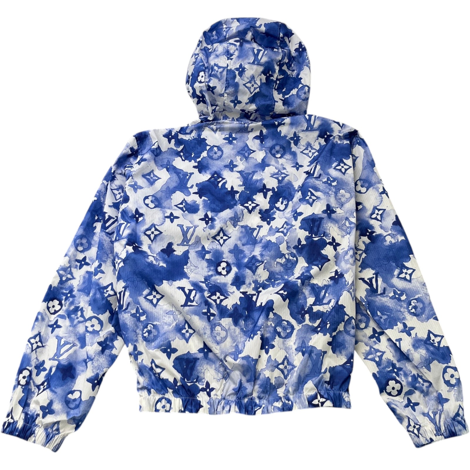 Men's Monogram Watercolor Windbreaker Blue Size IT 52 / XL - Photo 2