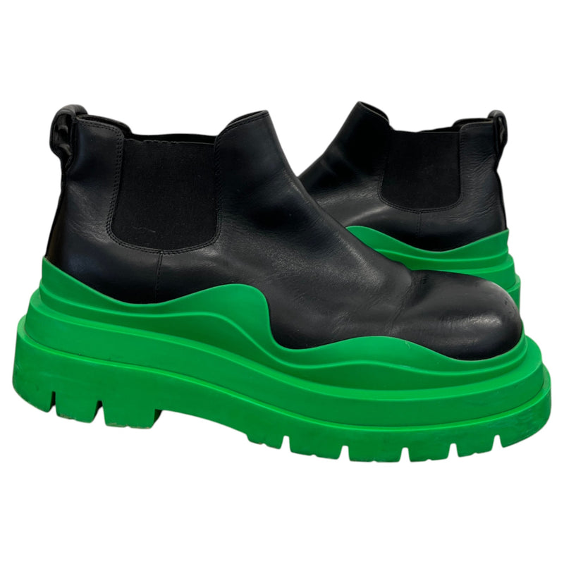 Men's Chunky Platform Tire Boots Black Size UK 9 / EU 43