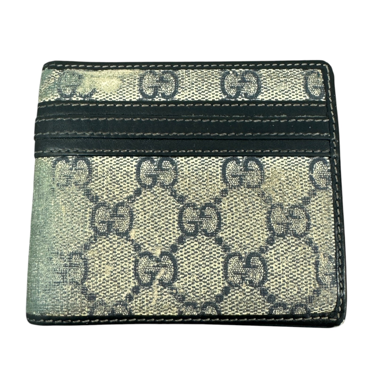 Men's GG Supreme Wallet Navy - Photo 1