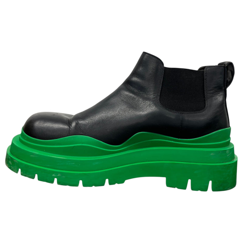 Men's Chunky Platform Tire Boots Black Size UK 9 / EU 43