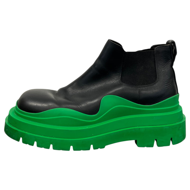 Men's Chunky Platform Tire Boots Black Size UK 9 / EU 43