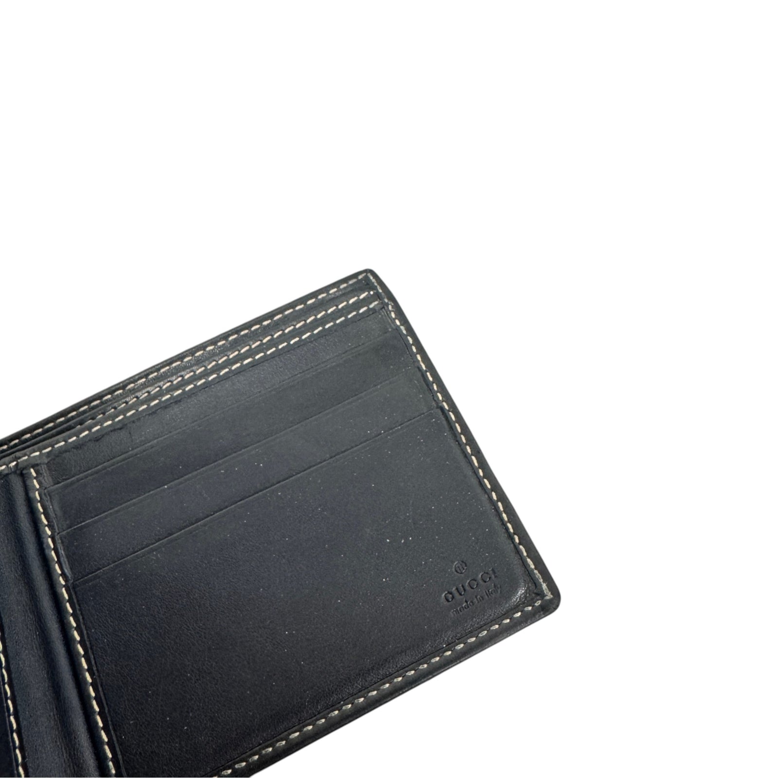 Men's GG Supreme Wallet Navy - Photo 6